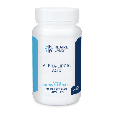Alpha Lipoic Acid, 500mg, 60 veg caps - Klaire Labs - welzo