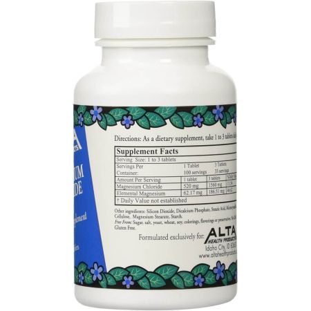 Alta Health Magnésium Chlorure 520 mg 100 comprimés