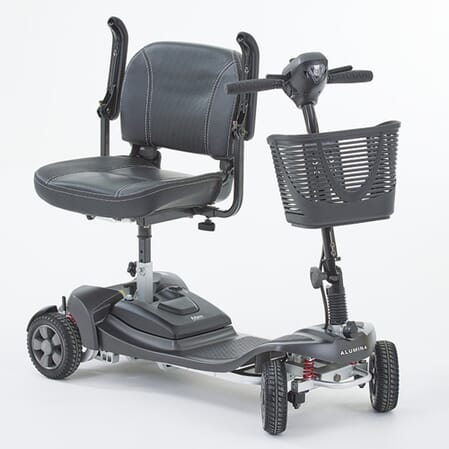 Alumina Pro Lightweight Boot Mobility Scooter – 30 Mile Lithium Range, Full Suspension