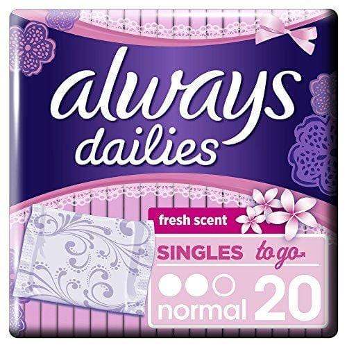 Always Dailies Liners Singles Scented - welzo