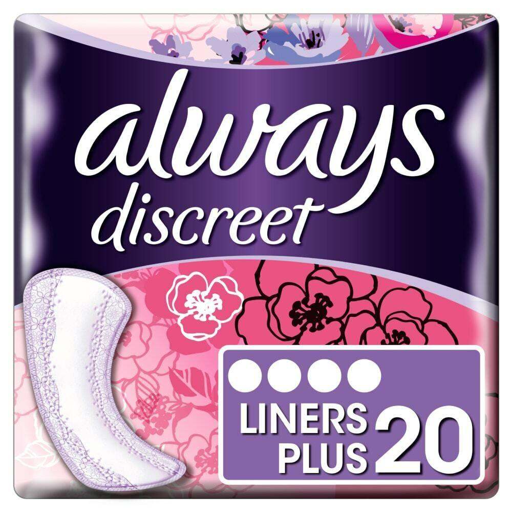 Always Discreet Liners Plus - welzo