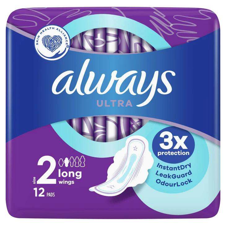 Always Ultra Pads Long Plus Size 2 - welzo