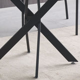 Grote glazen salontafel - zilveren frame en acrylpoten, 130 cm - Vidrio Collection (Copy)