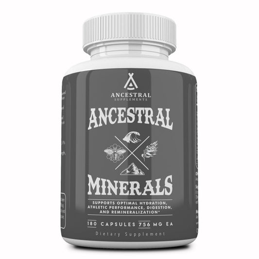 Ancestral Minerals , 180 capsules - Ancestral Supplements - welzo
