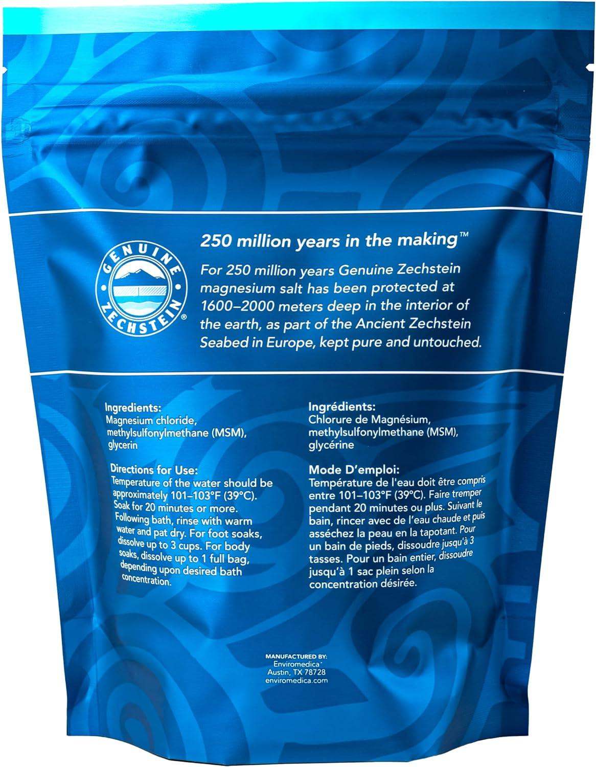 Ancient Magnesium Bath Flakes Ultra with OptiMSM - 750g - Good Health Naturally - welzo