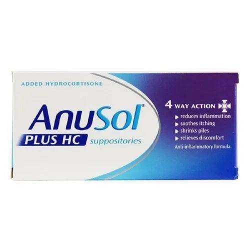 Anusol Plus Hc Suppositories - welzo