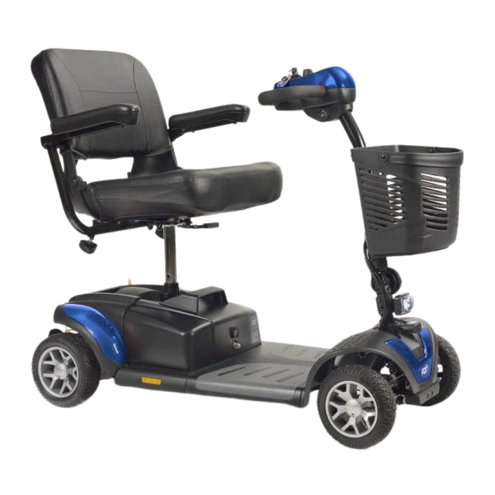 Zest 4 MPH Mobility Scooter-Compact Travel Scooter με εναιώρημα, εύρος 14 μιλίων και φώτα LED