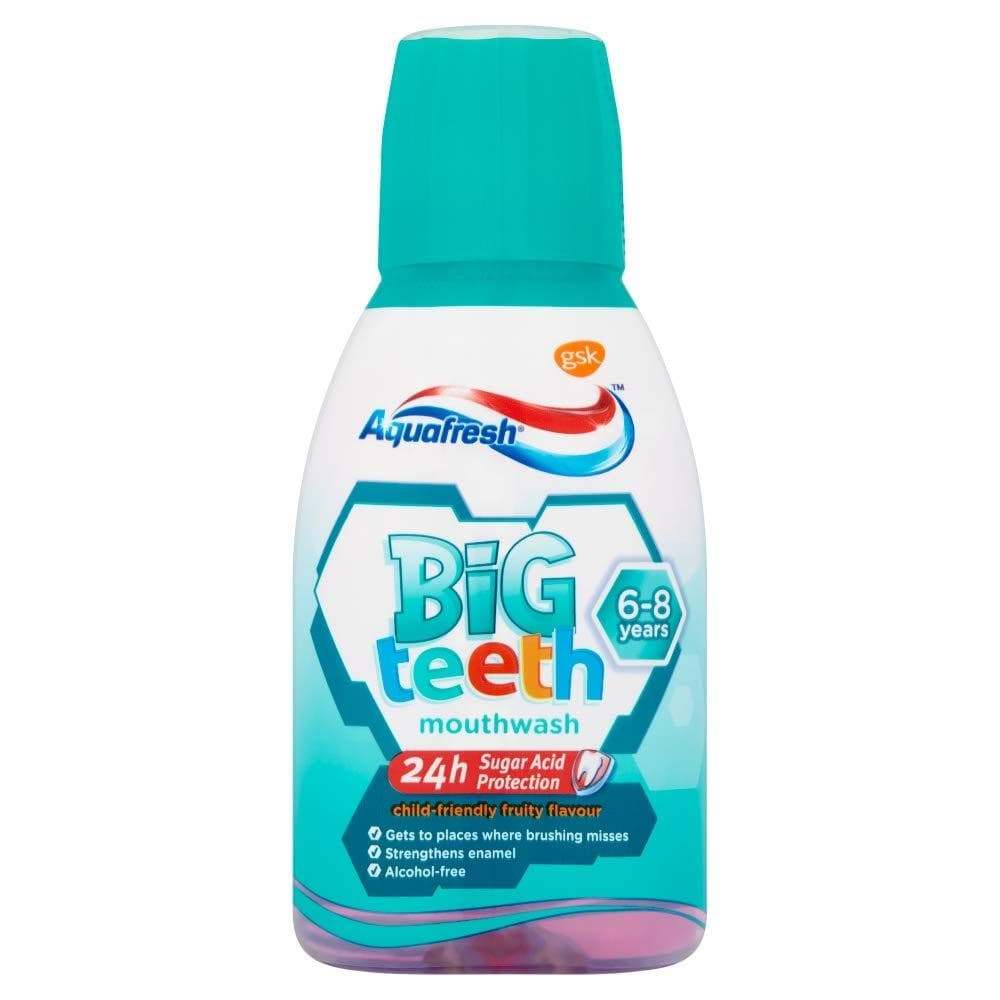 Aquafresh Big Teeth M/Wash F/Mint - welzo