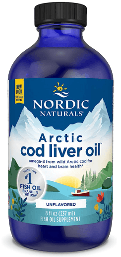 Arctic Cod Liver Oil (Unflavoured) 237ml – Nordic Naturals - welzo