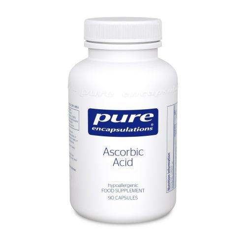 Ascorbic Acid, 90 Capsules - Pure Encapsulations - welzo