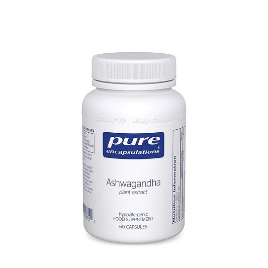 Ashwagandha, 500 mg, 60 caps - Pure Encapsulations - welzo