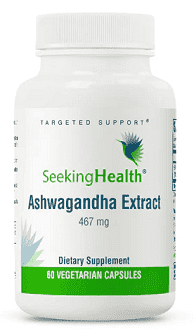 Ashwagandha Extract - 60 Vegetarian Capsules - Seeking Health - welzo