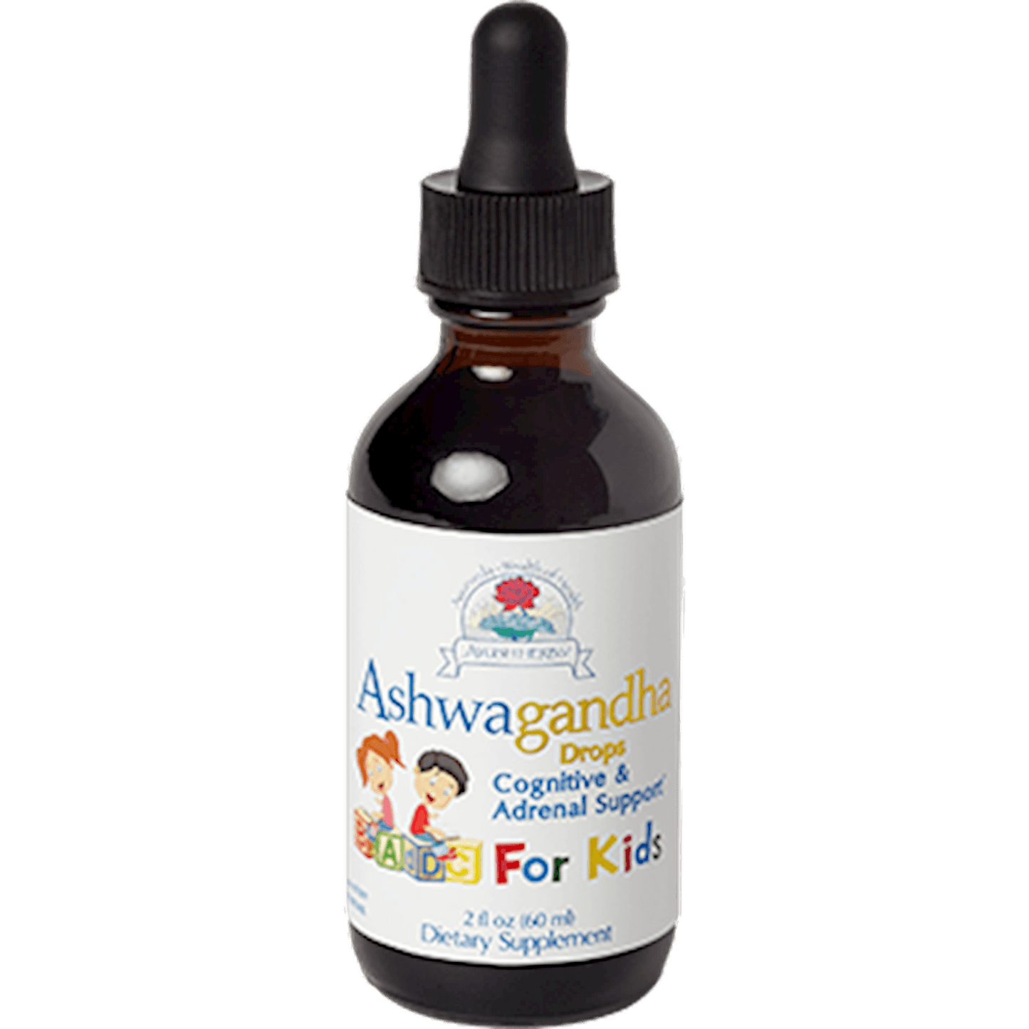 Ashwagandha for Kids 60ml (2 fl oz) - Ayush Herbs - welzo