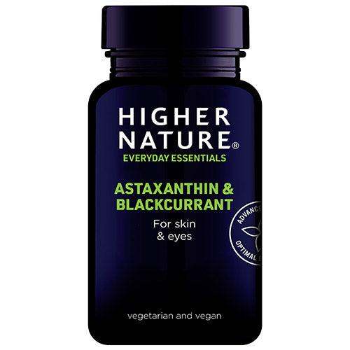 Astaxanthin & Blackcurrant, 90 Capsules - Higher Nature - welzo