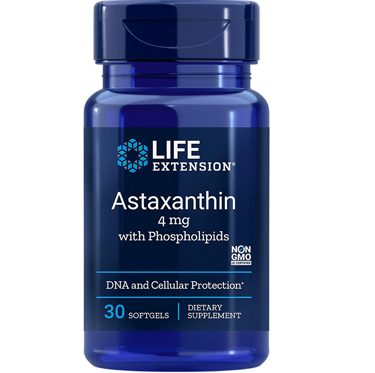 Astaxanthin with Phospholipids, 4 mg, 30 Softgels - Life Extension - welzo