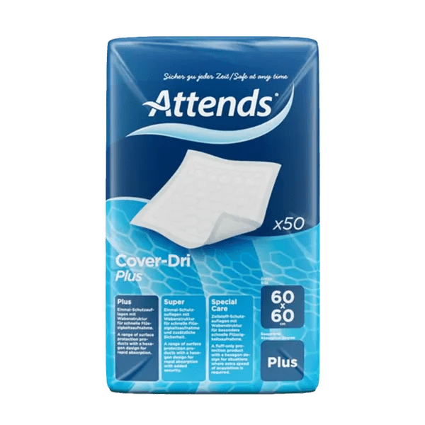 Attends Cover Dri 60 X 60 Super Pack of 50 - welzo