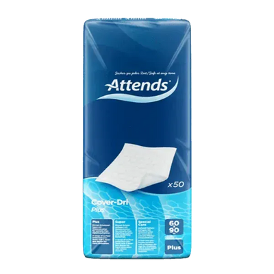 Attends Cover Dri 90 X 60 Super Pack of 50 - welzo