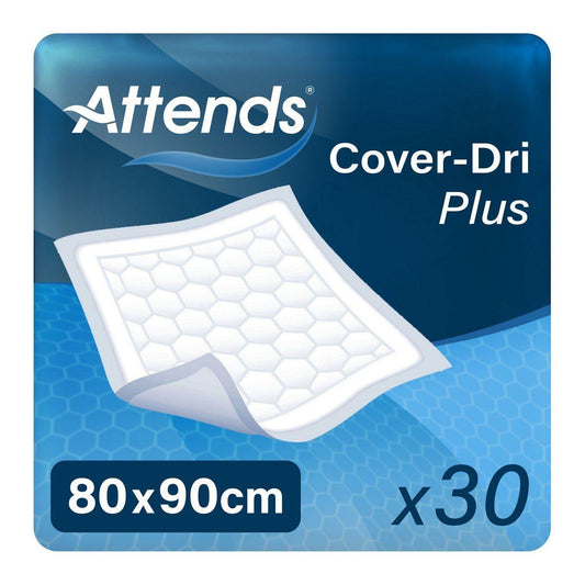 Attends Cover-Dri Plus 80 x 90cm Underpads Pack of 30 - welzo