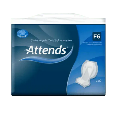 Attends Feacal Pads F6 Pack of 40 - welzo