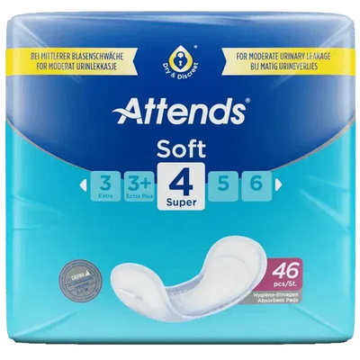 Attends Soft 4 Pack of 46 - welzo
