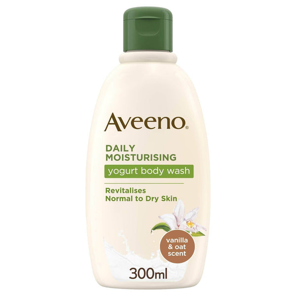 Aveeno Body Wash Vanilla and Oat 300ml - welzo