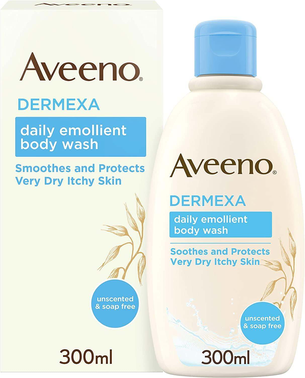 Aveeno Dermexa Daily Emollient Body Wash 300ml - welzo