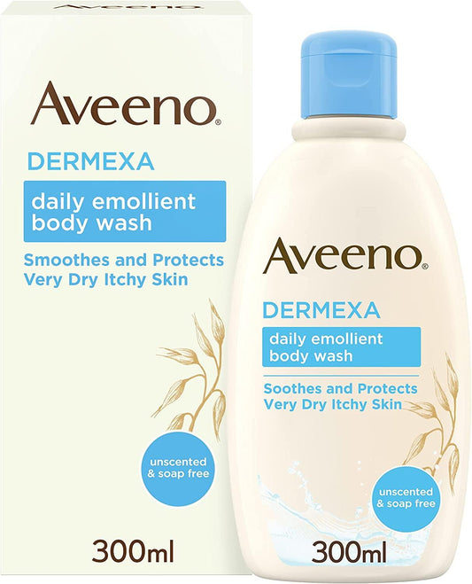Aveeno Dermexa Daily Emollient Body Wash 300ml - welzo