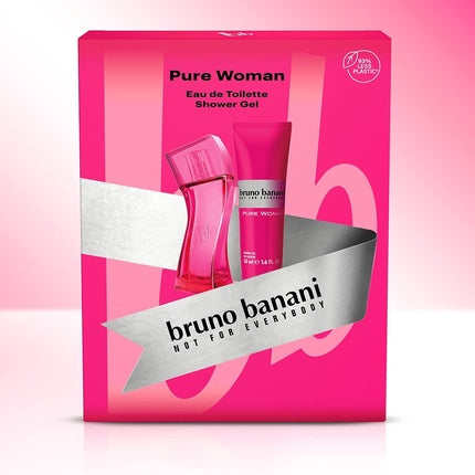 Bruno Banani Not For Everybody Pure Woman Gift Set - Eau De Toilette 30ml and Shower Gel 50ml