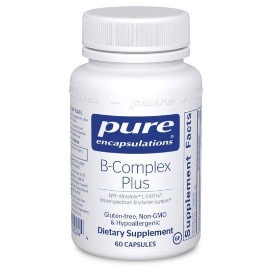 B-Complex Plus with Metafolin 60 veg caps - Pure Encapsulations - welzo