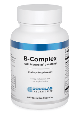 B-Complex w / Metafolin L-5 MTHF - 60 veg caps - Douglas Labs - welzo