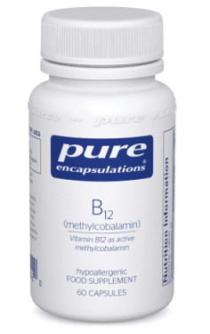 B12 (methylcobalamin) 60 capsules - Pure Encapsulations - welzo
