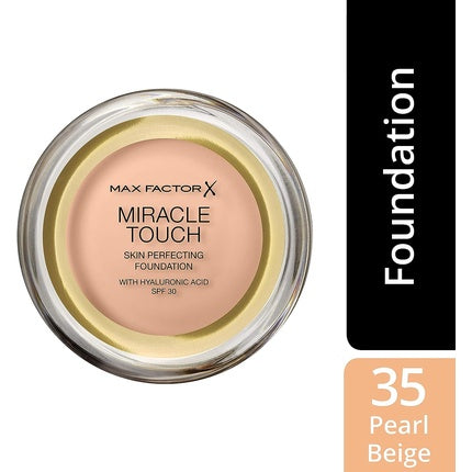 Max Factor Miracle Touch Skin Perfecting Foundation No.35 Pearl Beige SPF30 12 ml