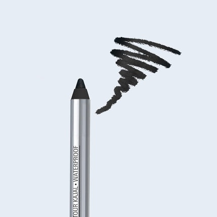 IsaDora Perfect Contour Kajal Waterproof Eyeliner Pencil Soft Natural Black Long Lasting Smudge Proof Eye Liner Intensely Framing