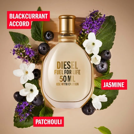 Diesel brandstof voor het leven eau de parfum spray voor vrouwen 50 ml