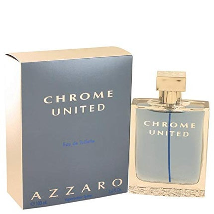 Azzaro Chrome United Eau De Toilette Spray 100ml