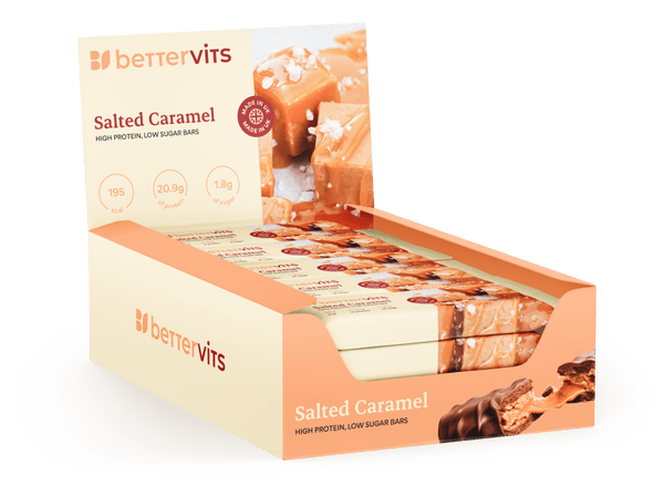 Bettervits Salted Caramel Protein Bar - Welzo