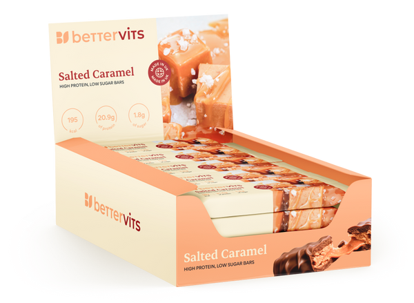 Bettervits Salted Caramel Protein Bar - Welzo