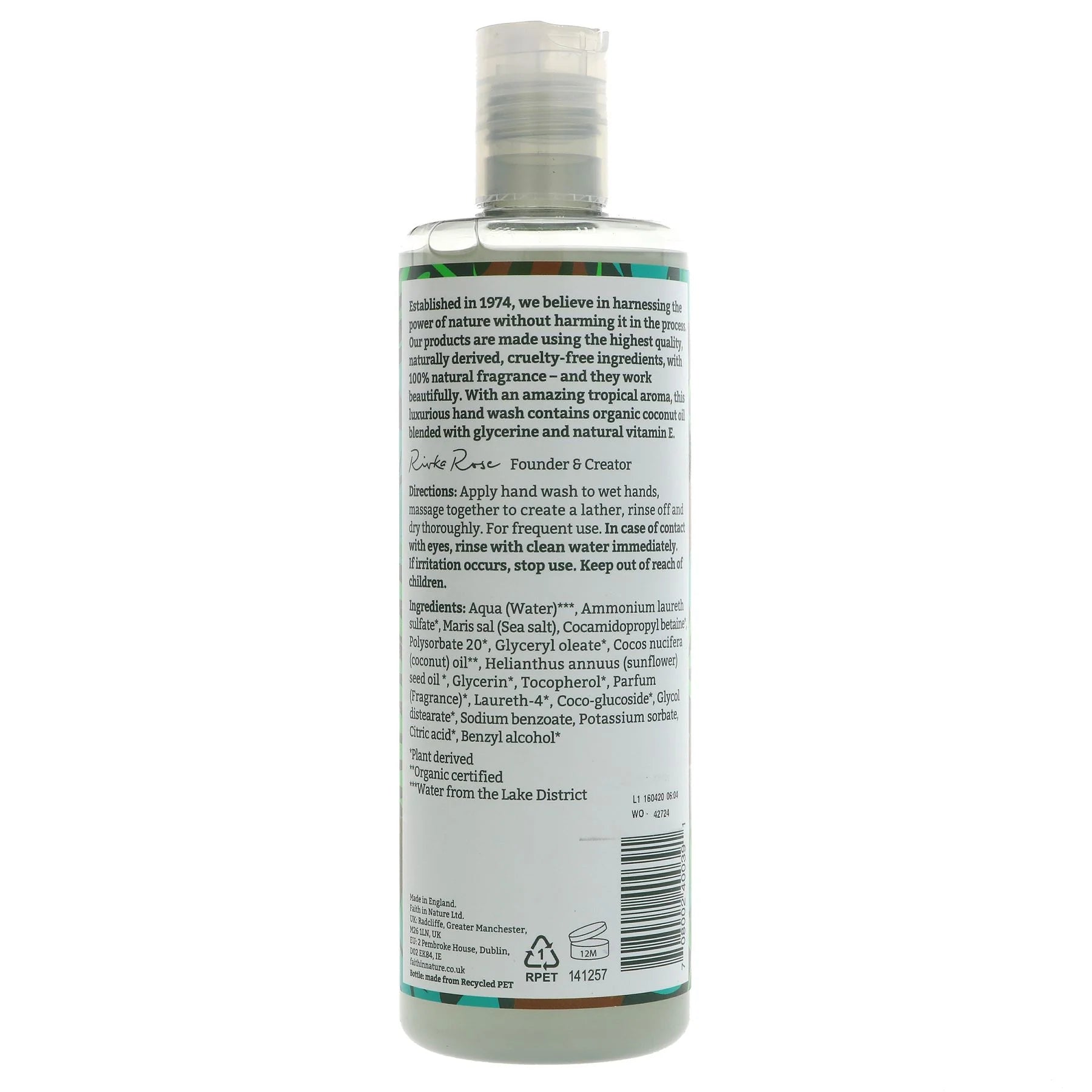 Faith in Nature Coconut Hand Wash 400ml
