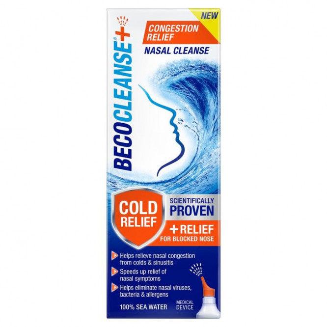 BecoCleanse Plus Congestion Relief Nasal Spray 135ml - welzo