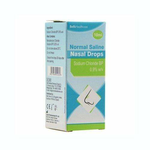 Bell's Healthcare Normal Saline Nasal Drops 10ml - welzo