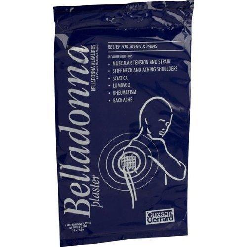 Belladonna Medicated Plaster 12.5cm x 9.5cm Pack of 2