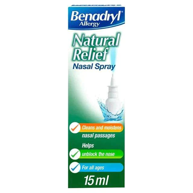 Benadryl Allergy Natural Relief Spray 15ml - welzo