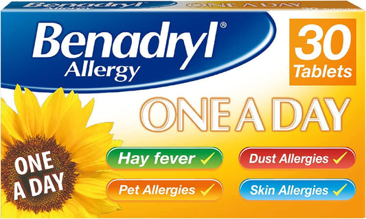 Benadryl Allergy One a Day Tablets Pack of 30