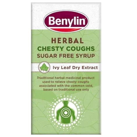 Benylin Herbal Chesty Coughs Sugar Free Syrup 100ml - welzo
