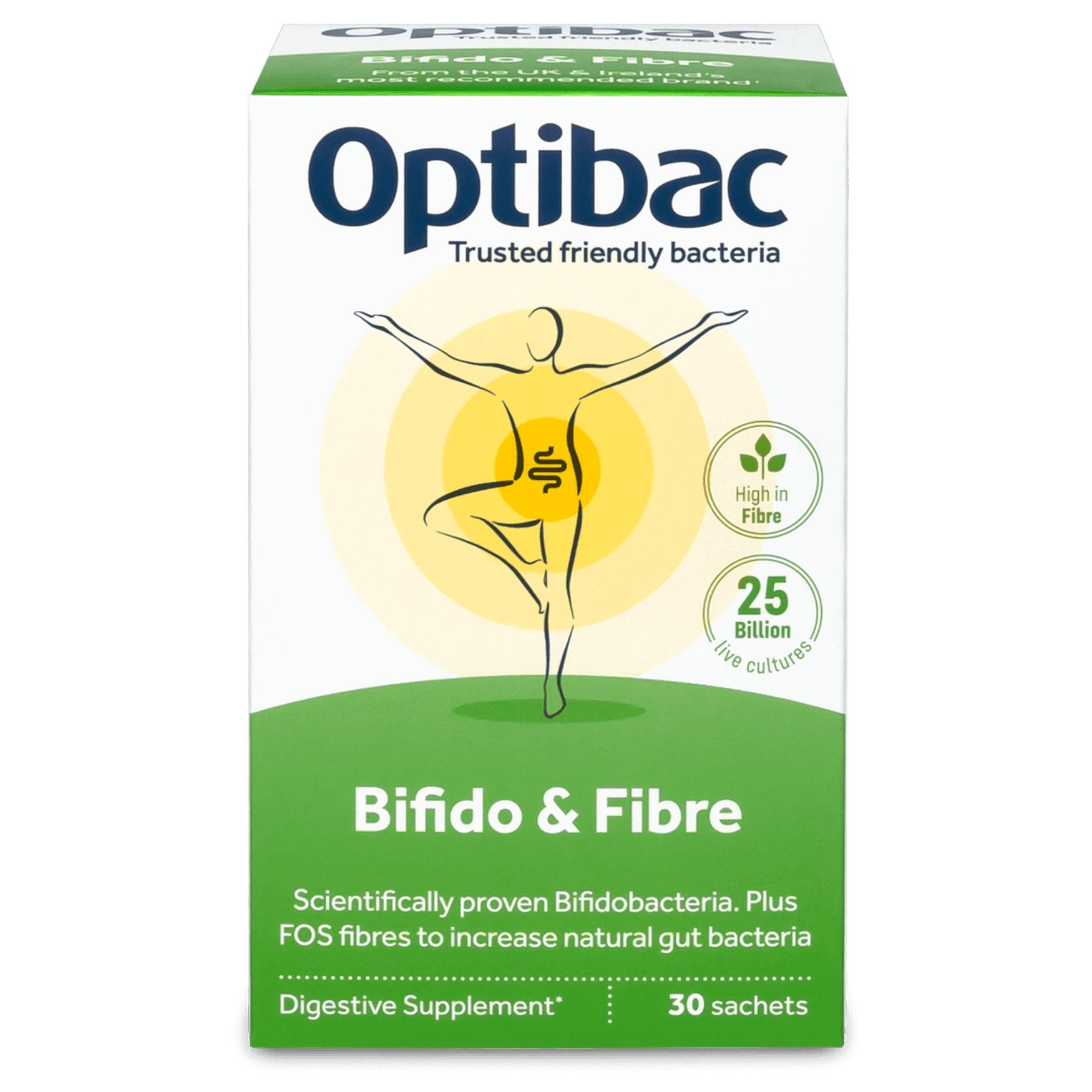 Bifido & Fibre 30 sachets - OptiBac - welzo