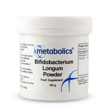 Metabolics Bifidobacterium Longum Powder 100g probiotic powder, UK
