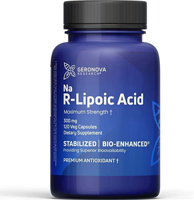 Bio-Enhanced R-Lipoic Acid - 300mg - 120 Caps - Geronova - welzo