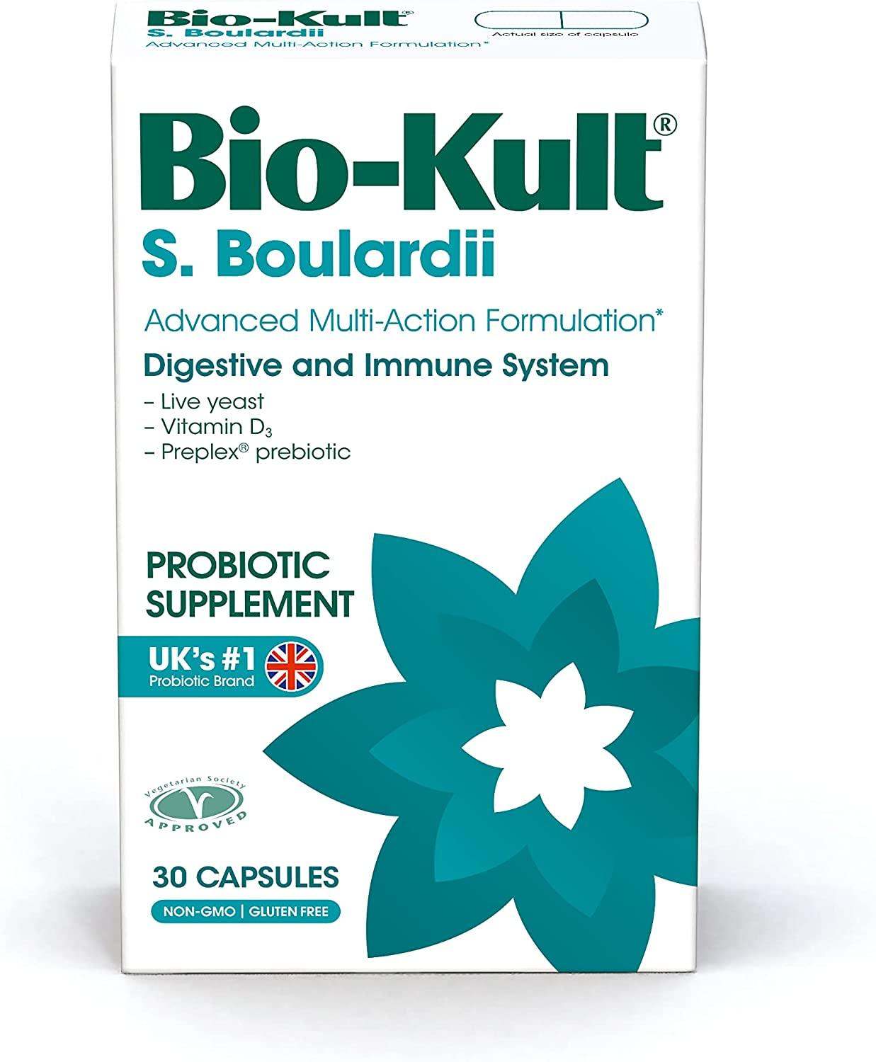 Bio-Kult S.Boulardii Capsules Pack of 30 - welzo