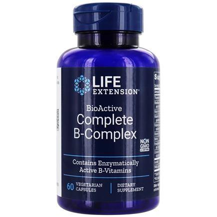 BioActive Complete B-Complex, 60 Veggie Caps - Life Extension - welzo