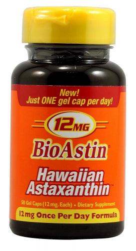 BioAstin, Hawaiian Astaxanthin, 12 mg, 50 Gel Caps - Nutrex - welzo